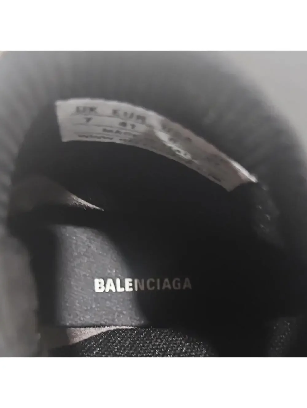 Balenciaga Black and White Women's Sock Sneakers